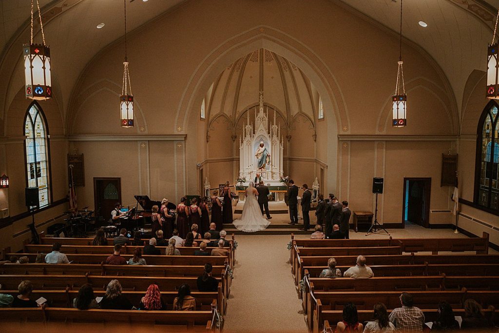 Appleton WI wedding at church
