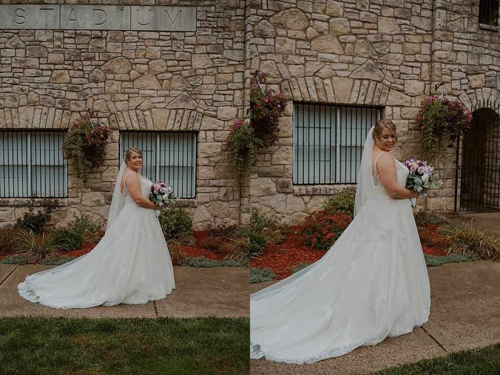 Bride captured by Appleton WI wedding photographer