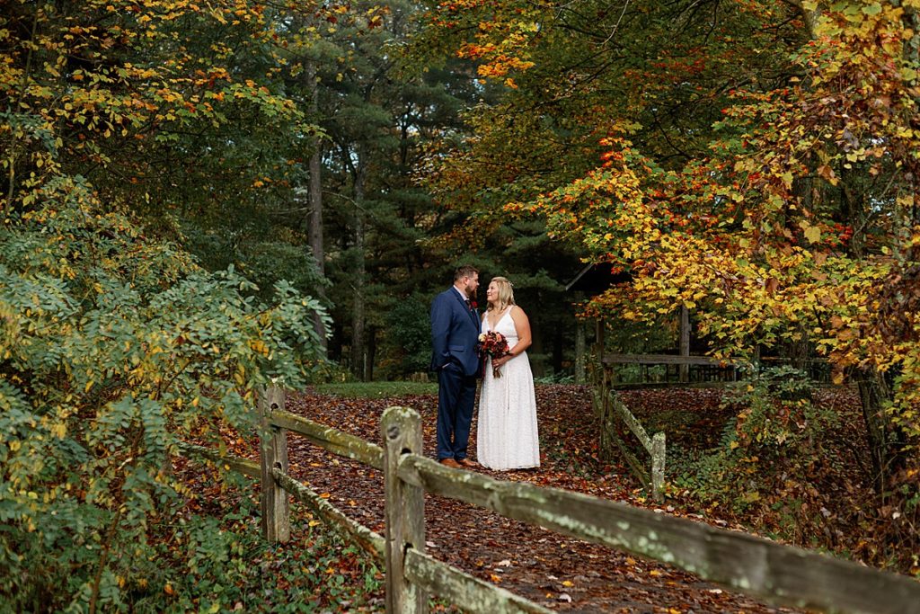 Waupaca Wisconsin elopement in fall